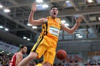 Basketball 1. Bundesliga 2013/2014:  Walter Tigers Tuebingen - Brose Baskets Bamberg