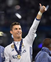 Fussball Champions League Finale 2017: JUBEL Cristiano Ronaldo (Real Madrid)