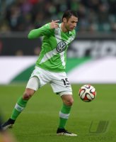 Fussball, 1. Bundesliga  Saison 2014/2015: VfL Wolfsburg - SC Freiburg