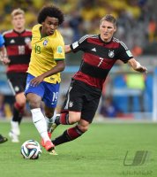 FUSSBALL WM 2014, HALBFINALE: Brasilien - Deutschland