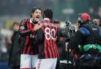 FUSSBALL  International CHL 09/10 : JUBEL RONALDINHO (AC Mailand )