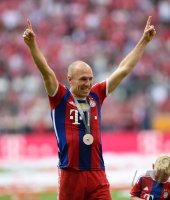 Fussball, 1. Bundesliga  Saison 13/14: JUBEL FC Bayern Muenchen