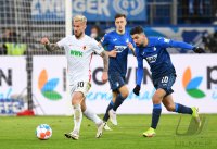 Fussball 1. Bundesliga Saison 21/22: TSG 1899 Hoffenheim - FC Augsburg