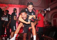 Fussball CHL FINALE 19/20 in Lissabon: Sieger FC Bayern Muenchen, Hotel-Party