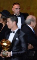 Fussball International  FIFA Ballon d Or 2013: Franck Ribery (FC Bayern Muenchen) enttaeuscht