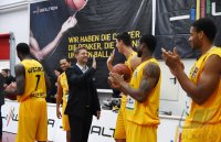 Basketball 1. Bundesliga 14/15:  Teampraesentation  Walter Tigers Tuebingen