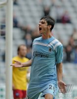 Fussball 2. Bundesliga 2011/2012: JUBEL Christopher Schindler (1860 Muenchen)