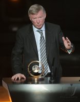 Fussball International  FIFA Ballon d Or 2011:  Trainer Sir  Alex  Ferguson  (Manchester United FC)
