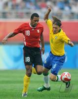 FUSSBALL  Olympia 2008   Vorrunde  Maenner   Brasilien - Belgien