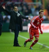 Fussball  1. Bundesliga  13/14: SV Werder Bremen - FC Bayern Muenchen