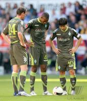 Fussball 1. Bundesliga: Werder, BORWOSKI, NALDO und DIEGO