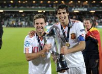 Fussball U21-EURO 2011 FINALE:  JUBEL,  Spanien ist U 21 Europameister