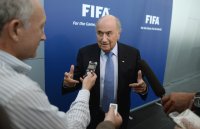 FIFA Round Table Discussion Palestine / Israel: FIFA Praesident Joseph S. Blatter (Schweiz)