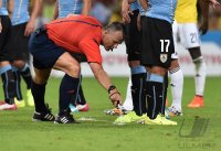 FUSSBALL WM 2014, Achtelfinale: Kolumbien - Uruguay