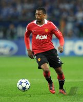 Fussball CHL  Saison 2010/2011:  Patrice Evra (Manchester United FC)
