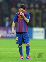 FUSSBALL INTERNATIONAL  CHL Viertelfinale 11/12: Lionel Messi (Barca)