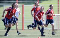 1. Fussball Bundesliga : Training beim FC Bayern Muenchen