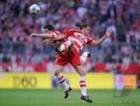Fussball 1. Bundesliga 2008/2009  FC Bayern Muenchen - Bayer Leverkusen