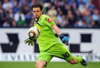 FUSSBALL, 1. BUNDESLIGA, 31. Spieltag: Moenchengladbach, BAILLY Einzelaktion