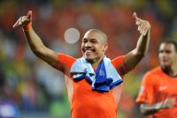 FUSSBALL WM 2010, VIERTELFINALE: Holland - Brasilien