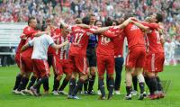 Fussball 1. Bundesliga : JUBEL FC Bayern Muenchen