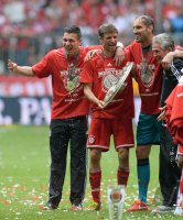 Fussball 1. Bundesliga  Saison  2012/2013:  Deutscher Meister 12/13 FC Bayern Muenchen