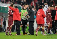 FUSSBALL  DFB Pokal 11/12  Achtelfinale: VfB Stuttgart - Hamburger SV
