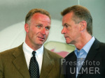FUSSBALL BUNDESLIGA, Bayern Muenchen; Rummenigge und Hitzfeld