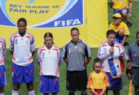 Fussball Frauen FIFA U 20  WM  2008  Say No To Racism - FIFA Antirassismus Kampagne 