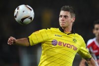 Fussball: Euroa League, Saison 2010/2011: Dortmund - Sevilla, PISZCZEK am Ball