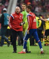 Fussball DFB Pokal Halbfinale 14/15: FC Bayern Muenchen - Borussia Dortmund