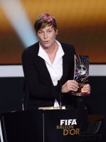 Fussball International  FIFA Ballon d Or 2012:  Siegerin Abby Wambach (USA)