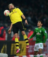 Fussball, 1. Bundesliga12/13: Werder Bremen - Borussia Dortmund