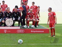 Fussball 1. Bundesliga 2017/2017: Fototermin beim FC Bayern Muenchen