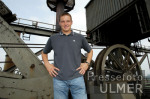 Frank Rost auf dem Hochofen