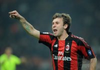 FUSSBALL SERIE A:   Antonio  Cassano (AC Mailand) (AC Mailand ( AC Mailand)