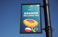 Fussball International EM 2012 : Stadtansicht von Danzig