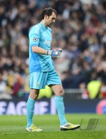 FUSSBALL INTERNATIONAL CHL ACHTELFINALE 12/13:  Torwart Diego Lopez (Real Madrid)