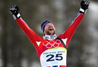 Olympische Spiele 2006 Turin - Jubel Aamodt