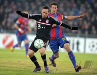 Fussball CHL  Saison 2011/2012:  FC Basel - FC Bayern Muenchen