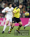 Fussball 1. Bundesliga: Dortmund - Gladbach, Zweikampf