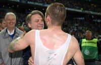 Fussball, 1. Bundesliga  Saison 2014/2015 Relegation: Karlsruher SC - Hamburger SV