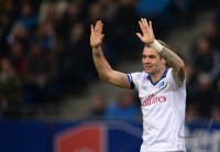 Fussball, 1. Bundesliga  Saison 2013/2014: Hamburger SV - Borussia Dortmund