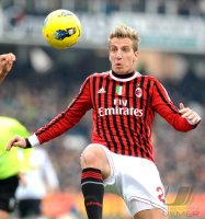 FUSSBALL SERIE A:  Maxi Lopez (AC Mailand)