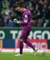 Fussball, 1. Bundesliga  Saison 2014/2015: SV Werder Bremen - VfL Wolfsburg