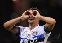 FUSSBALL SERIE A:   JUBEL Dejan&Ecirc;Stankovic (Inter Mailand)