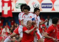 Fussball WM Testspiel Schweiz - China