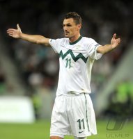 Fussball International  EM Qualifikation:  Milivoje NOVAKOVIC (Slowenien)