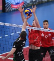Volleyball 1. Bundesliga  Saison 18/19: TV Rottenburg - Netzhoppers SolWo Koenigspark KW