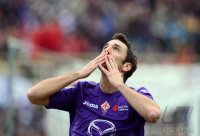 FUSSBALL SERIE A:  Jubel Gonzalo Rodriguez (AC Florenz)